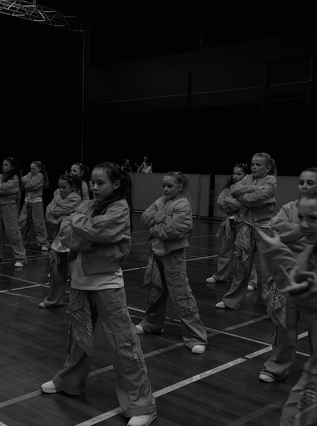 Danseres tijdens een solo-optreden